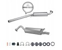 Audi A6 sedan avant silencer set 4A C4 2 6 2 8 1994 1997 Part manufacturer Ferroz Export