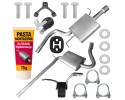 Silencer set for Audi A4 B7 2 0 KOMBI SEDAN 2004 2009