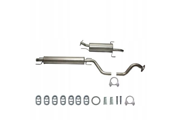 Set of silencers Opel Zafira A MPV 1 6 2 2 101 147 HP 1999 2003 Part manufacturer Ferroz Export