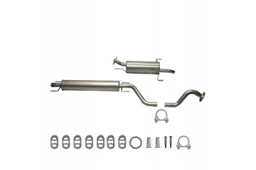 Set of silencers Opel Zafira A MPV 1 6 2 2 101 147 HP 1999 2003 Part manufacturer Ferroz Export