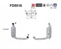 ASCFD5016 PARTICULATE FILTER DPF CAT FORD 1 6TDCI EURO 4
