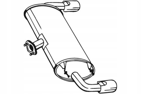FINAL SILENCER BOS171 029 171 029 Part manufacturer Bosal