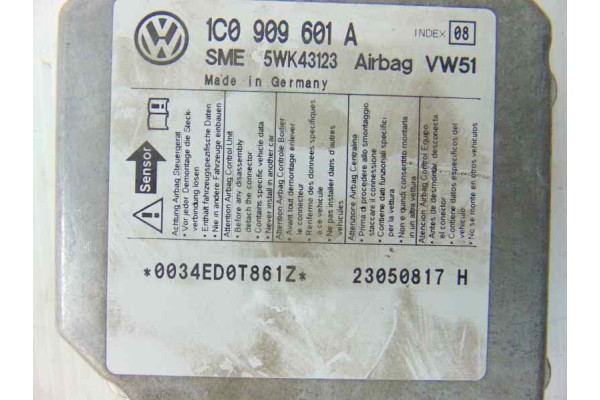 1C0909601A  CENTRALITA AIRBAG SKODA FABIA (6Y2/6Y3) Comfort 2005 1C0909601A 187649 SKODA - 2