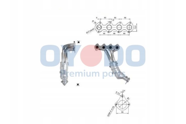 Oyodo 10N0153 OYO Catalyst CATALYST MERCEDES OYODO Catalog number of the part 10N0153 OYO