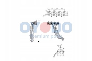 Oyodo 10N0153 OYO Catalyst CATALYST MERCEDES OYODO Catalog number of the part 10N0153 OYO