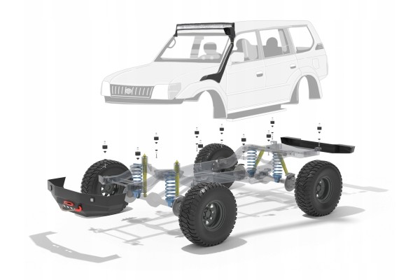 BODY LIFT 25mm 50mm 75mm all models for 4x4 Off Road cars Catalog number of the part Body Lift 25mm 50mm 75mm rozne modele dla a