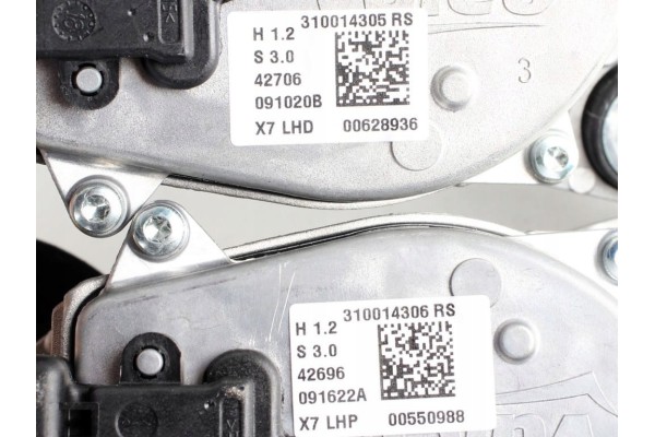 Front wiper motor Citroen C5 III X7 left right ORG KPL Installation side front