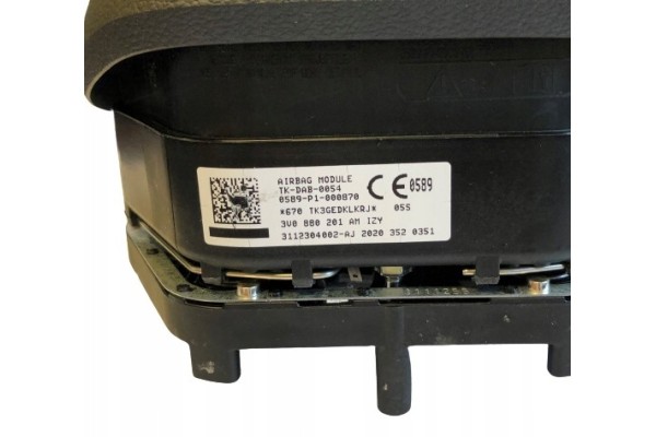 SKODA OCTAVIA 4 3V0 AIRBAG DRIVER CUSHION Car type passenger cars