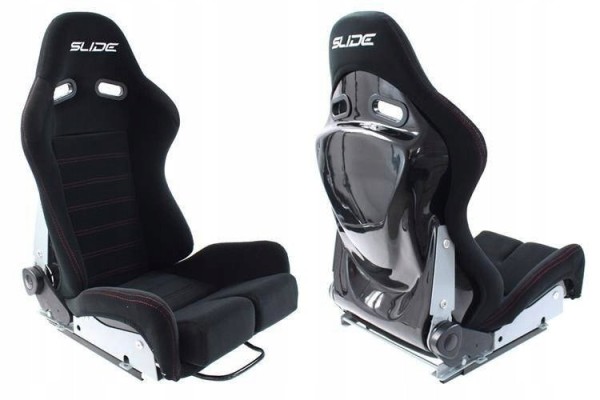 Sports chair SLIDE X3 material Black L
