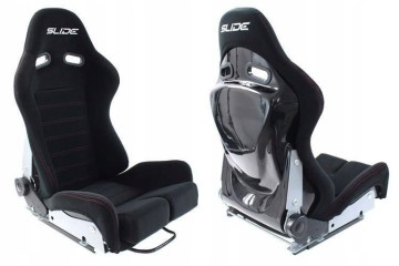 Sports chair SLIDE X3 material Black L