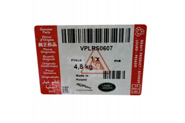 Rubber mat wiper mats for Land Rover Discovery 5 VPLRS0607 ORIGINAL Catalog number of the part VPLRS0607