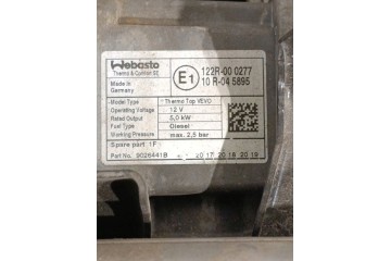 PARKING HEATER WEBASTO VOLKSWAGEN CADDY 1K0815065AS Car type cargo vans