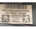 PARKING HEATER WEBASTO CITROEN JUMPY 9809034780 Version European