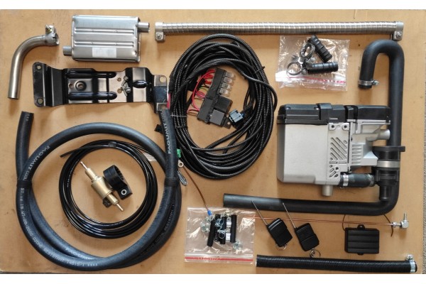 Calefactor Webasto diésel 5KW con 2 mandos PILOT y control remoto 150