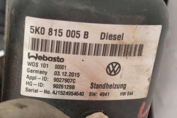 PARKING HEATING WEBASTO VW CADDY TOURAN 5K0815005B 9026129B Catalog number of the original 9026129B