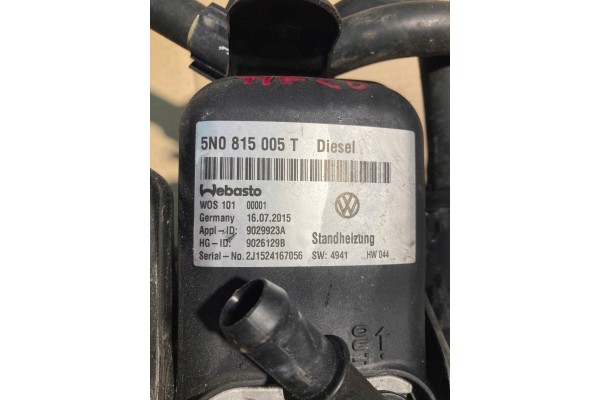 WEBASTO VW TIGUAN AND 5N0815005T Catalog number of the part 5N0815005T VW