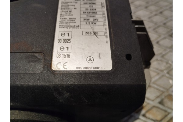 MERCEDES ATEGO G56 WEBASTO AIRTRONIC D2 0058308661 Catalog number of the part 0058308661