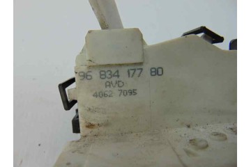 9683417780  CERRADURA PUERTA DELANTERA DERECHA PEUGEOT 407 SW Premium 2004 9683417780 187799 PEUGEOT - 1