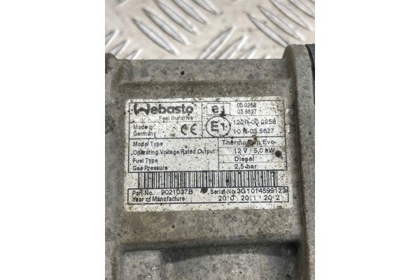 Set Calefactor de Estacionamiento Webasto Nissan Navara D40 2013