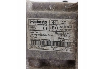 Calefactor Auxiliar Webasto para Peugeot 508 2013