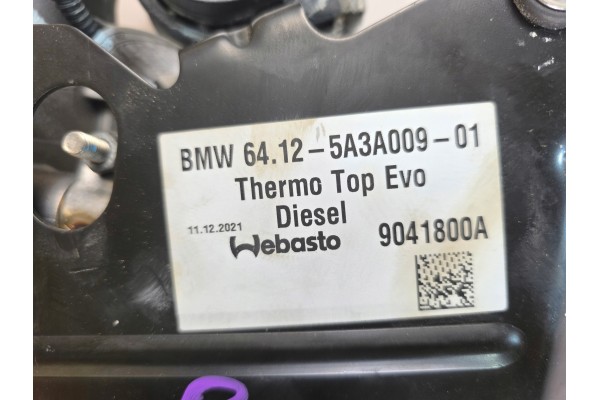 PARKING HEATER WEBASTO BMW 5 G30 G31 LCI 5A3A009 Car type 4x4 SUV passenger cars