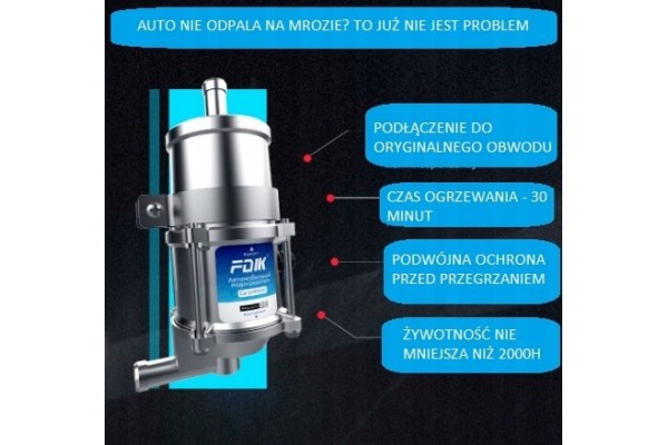 ENGINE LIQUID HEATER FLUID HEATER WITH PUMP Part manufacturer no brand