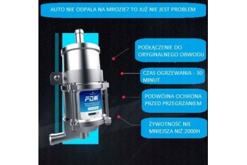 ENGINE LIQUID HEATER FLUID HEATER WITH PUMP Part manufacturer no brand