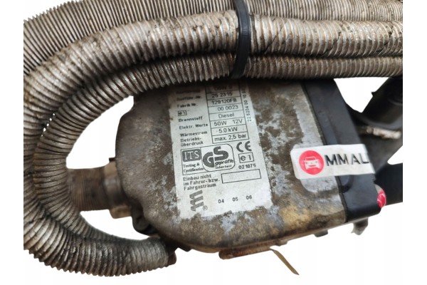 WEBASTO PARKING HEATER D5WS 50W 12V 5kW 252315 129120FB Catalog number of the part D5WS
