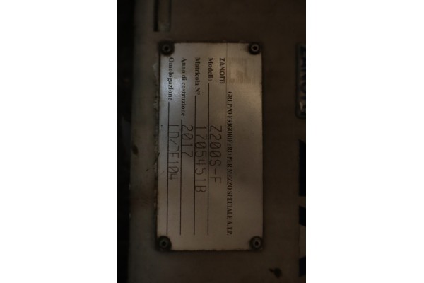 RENAULT MASTER III 2 3DCI REFRIGERATION UNIT Product weight with unit packaging 20 kg