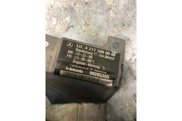 Calefactor estacionario Webasto Mercedes S-Class W222 AMG A2175000098