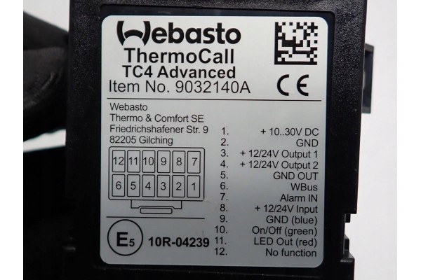 MODULE CONTROLLER WEBASTO 9032140A ALFA ROMEO STELVIO 18R Part manufacturer Alfa Romeo OE