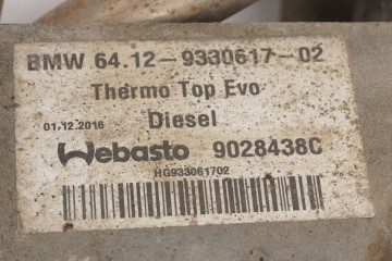 PARKING HEATER WEBASTO BMW 5 F10 F11 9330617 Customs tariff code 87089997