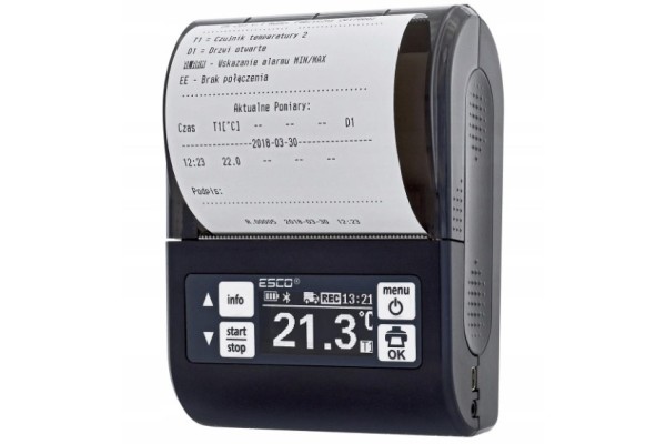 DR203 ESCO temperature recorder with 2 sensors Catalog number of the part CEL1913