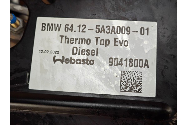 Calefactor estacionario Webasto para BMW G16 G30 G31 LCI 840d 5A3A009 