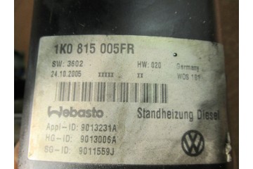 WEBASTO THERMO TOP V VW TOURAN 1T 1 9 TDI 9013006A 1K0815005FR DIESEL 5KW Car type cargo vans passenger cars