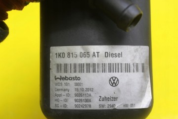 Calefactor estacionario Webasto Volkswagen Touran II 5 kW 12V 1K081506