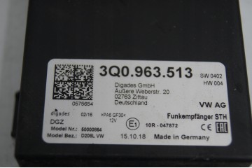 Touareg III 3 0 WEBASTO PARKING HEATER MODULE 4M0265105E Part manufacturer Audi OE