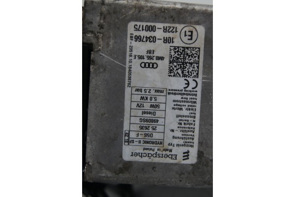 Calefactor Webasto 4M0265105E Audi Q7 II 4M Facelift