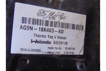 Calefactor Webasto Ford S-Max MK1 AG9N-18K463-AD Thermo Top V Diésel