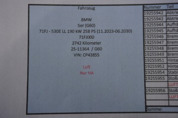 Calefactor BMW G60 G61 4B087799 2742 km