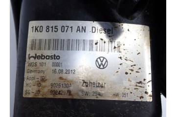 Calefactor estacionario Webasto 1K0815071AN para VW Sharan II 7N 2.0 T