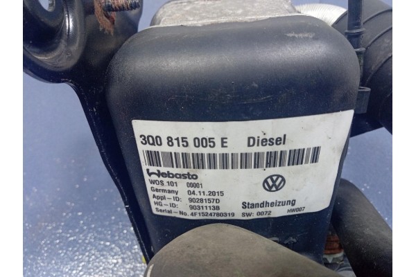 Calefactor Auxiliar Webasto VW Passat B8 2.0 TDI 3Q0815005E