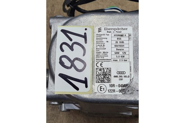 AUDI A4 B8 16 WEBASTO circulating pump for auxiliary heating 8W0265081K Version European