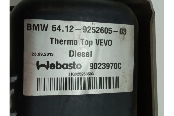 PARKING HEATER WEBASTO 9023970C Bmw X6 I 2009 2014 E71 Catalog number of substitutes 9023970C