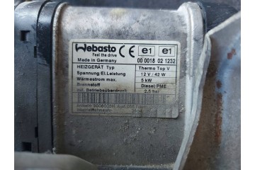 VW TOURAN AND PARKING HEATER WEBASTO THERMO TOP V 1K0815005DR Car type passenger cars