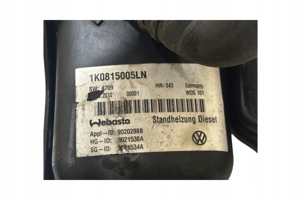 Calefactor de estacionamiento (Webasto) Volkswagen Golf Plus 1K0815005