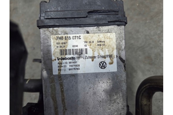 VW T5 parking heater WEBASTO 7H0815071C Part manufacturer Volkswagen OE