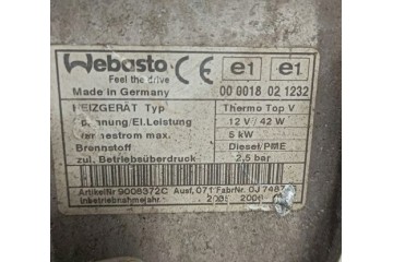 WEBASTO PARKING HEATER VW TOURAN 1T CADDY 2K 1 9TDI 1K0815071H Part manufacturer Volkswagen OE