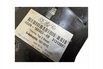 Parking heater Webasto Volvo V70 AG9N18K463AB Catalog number of the original 31315991