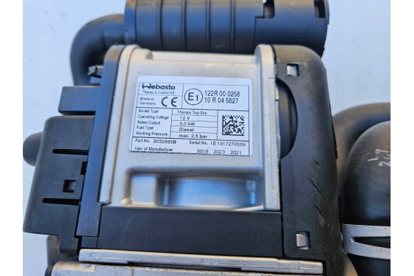 Webasto Thermo Top EVO Mercedes ML W167 A1675005100 Product weight with unit packaging 7 kg